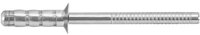 CF-/SCS-0414/RVX 1/8 X .550 MAX. (.062-.315 GRIP), CTSK RIVEX MULTIGRIP, STEEL, TRIVALENT ZINC CR3+ "CRIMPED", ROHS