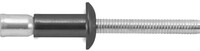 CF-/ABA86/TB/BA 1/4" X .556 (.062-.375 GRIP) ALUMINUM/ALUMINUM BLACK ANODIZED TIGERBOLT RIVET