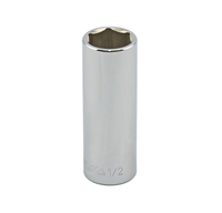 S15116 1/4" DRIVE SAE SOCKET - 1/2" DEEP 6 Point