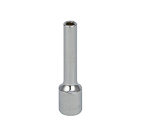 S16102 1/4" DRIVE METRIC SOCKET - 4 MM DEEP 6 Point