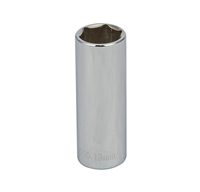 S16113 1/4" DRIVE METRIC SOCKET - 13 MM DEEP 6 Point