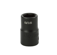 S32018 IMPACT 1/2" DRIVE SAE SOCKET - 9/16" IMPACT 6 Point