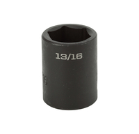 S32026 IMPACT 1/2" DRIVE SAE SOCKET - 13/16" IMPACT 6 Point