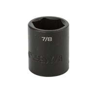 S32028 IMPACT 1/2" DRIVE SAE SOCKET - 7/8" IMPACT 6 Point
