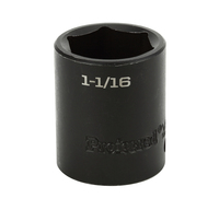 S32034 IMPACT 1/2" DRIVE SAE SOCKET - 1 1/16" IMPACT 6 Point