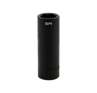 S32124 IMPACT 1/2" DRIVE SAE SOCKET - 3/4" DEEP IMPACT 6 Point