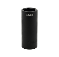 S32130 IMPACT 1/2" DRIVE SAE SOCKET - 15/16" DEEP IMPACT 6 Point