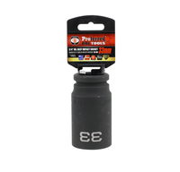 S35133 IMPACT 3/4" DRIVE METRIC SOCKET - 33 MM DEEP IMPACT 6 Point