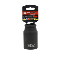 S35135 IMPACT 3/4" DRIVE METRIC SOCKET - 35 MM DEEP IMPACT 6 Point
